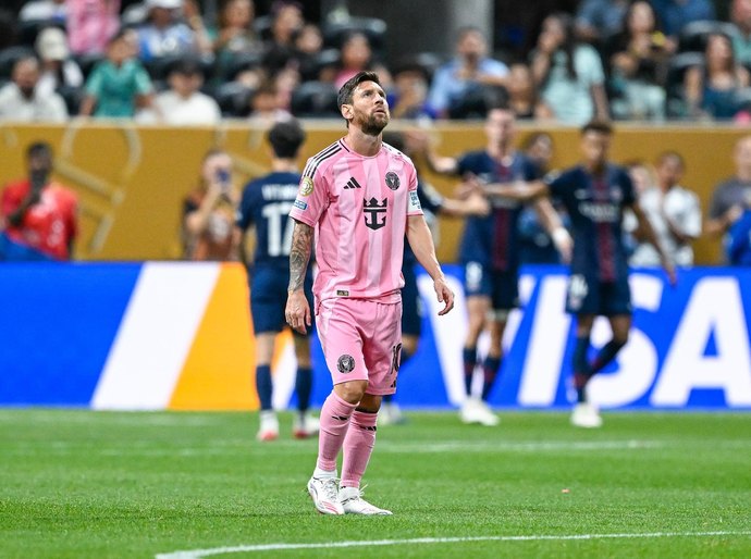 PSG atropela Inter Miami, despacha Messi com goleada e pega Bayern ou Fla