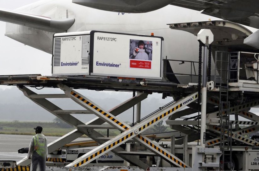 Chega em São Paulo avião com 6 mil litros de IFA para o Butantan