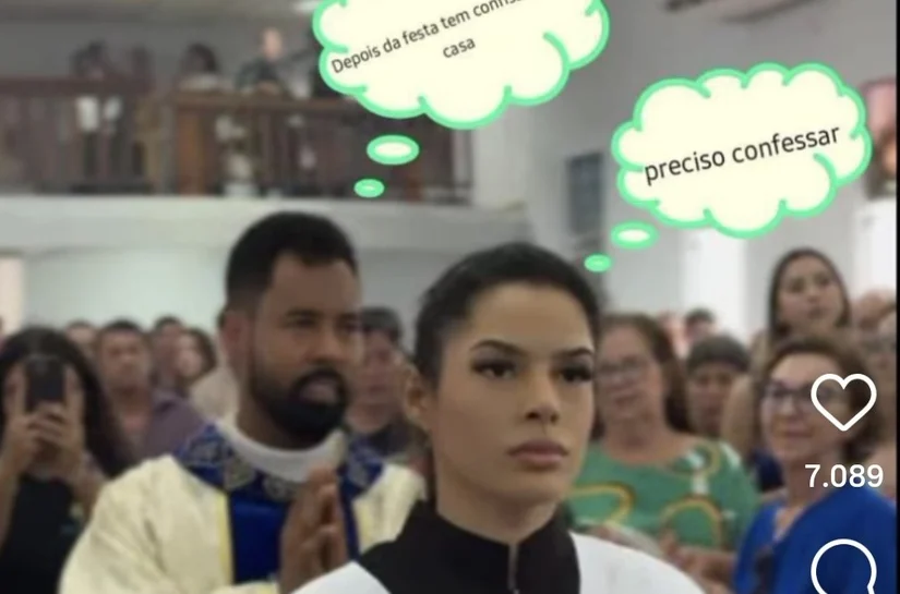 Veja Vídeo: Escândalo explode em Nova Maringá: padre é filmado com noiva de fiel e pode ser punido pela Igreja