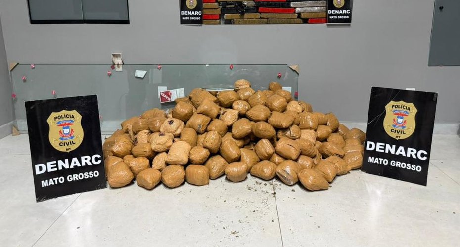 Polícia Civil apreende mais de 150 quilos de maconha em casa no bairro Jardim União