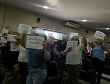 Movimento feminista faz protesto contra vereador carreirinha que chamou mulheres de Brasnorte de ‘quengas’