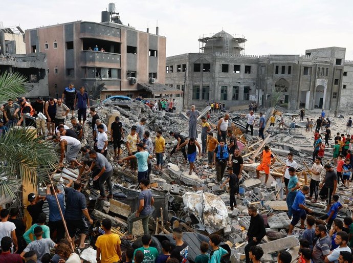 Termina o prazo dado por Israel para que civis deixem o norte da Faixa de Gaza