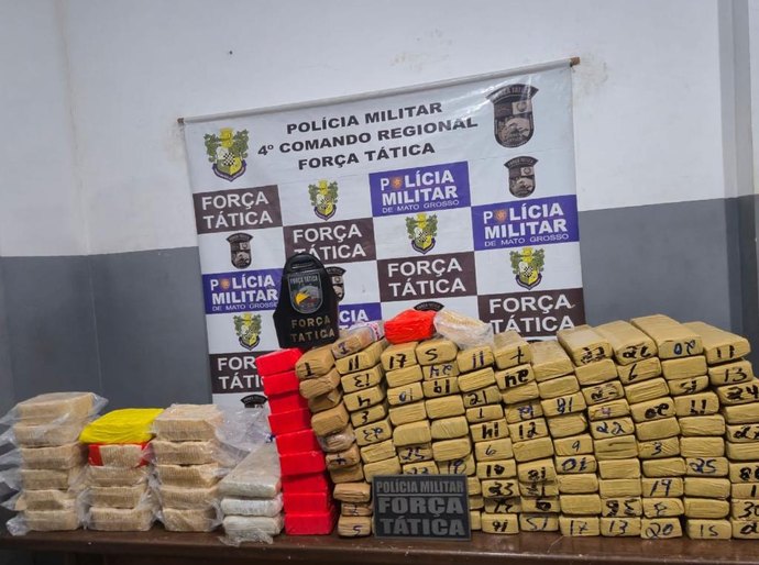 Força Tática apreende 141 quilos de drogas e causa prejuízo de R$ 2,5 milhões às facções criminosas