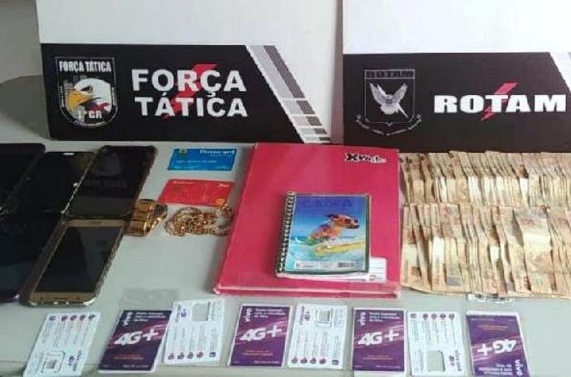 Rotam prende seis suspeitos e descobre central de aplicação de golpes em Cuiabá