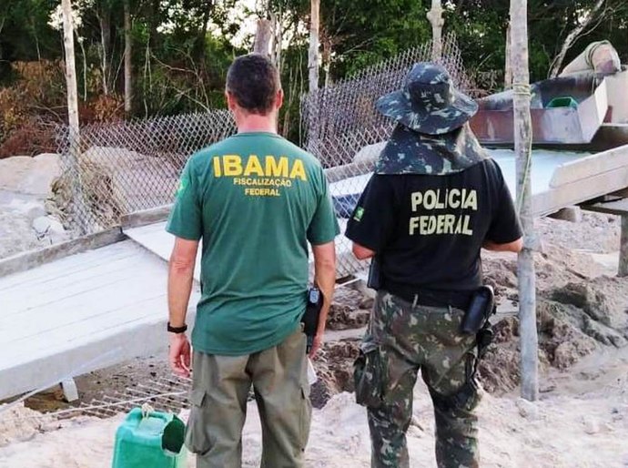 PF desmantela garimpo ilegal em área de preservação ambiental em MT