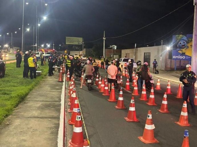 Operação Lei Seca prende sete pessoas por adulteração de motos e remove 71 veículos em Cuiabá