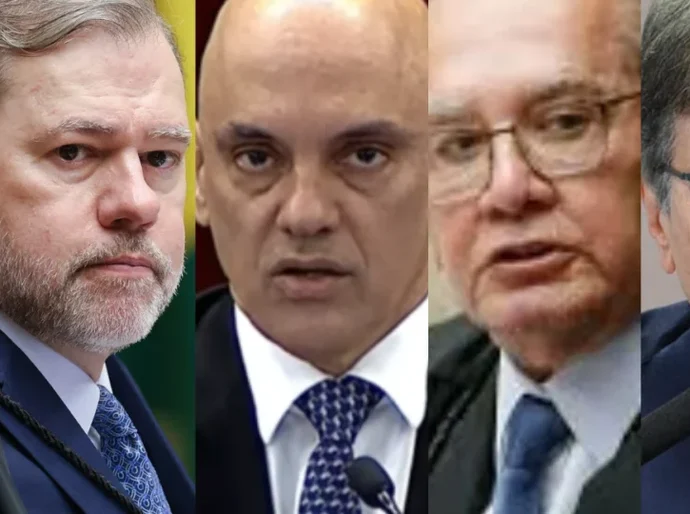 CPI do Crime: relator pede indiciamento de Moraes, Toffoli, Gilmar e Gonet