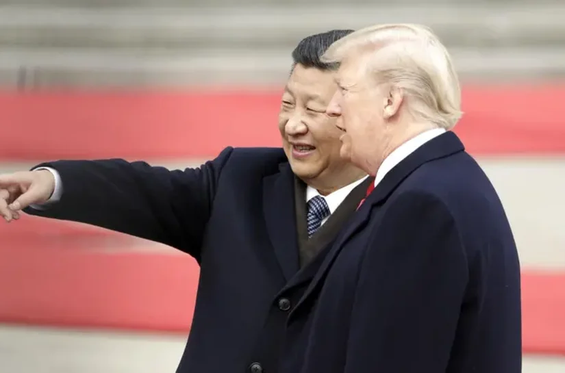 A cidade futurista em '8D' que mostra como a China se transformou desde a última visita de Trump