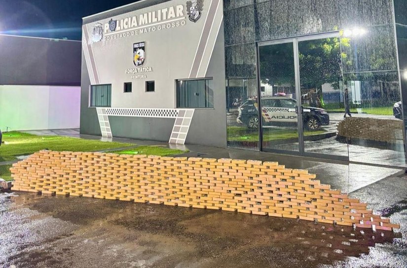 PM apreende 411 quilos de pasta base de cocaína e causa prejuízo de R$ 7,5 milhões às facções