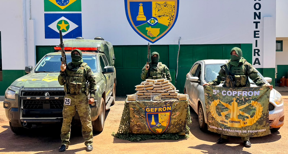 Gefron apreende 40 tabletes de maconha em tanque de combustível de Ford Ka