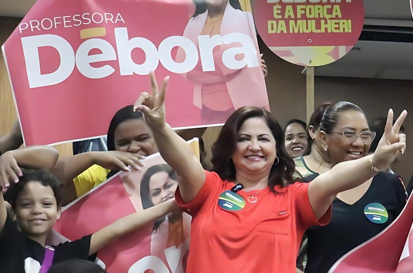 Candidatura da professora Débora cresce e ela já é a sétima na preferência do eleitorado em Cuiabá