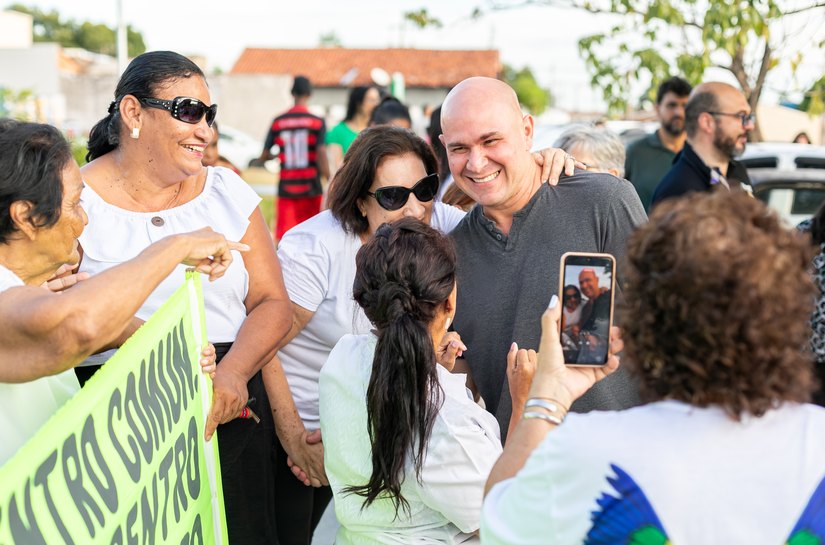 Abílio entrega revitalização do Centro Comunitário e anuncia novo posto de saúde no bairro Cidade Verde em Cuiabá