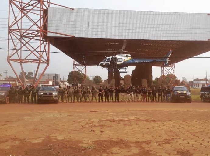 Operação tremor cumpre mandados contra grupo envolvido com tráfico de drogas na região de fronteira de MT
