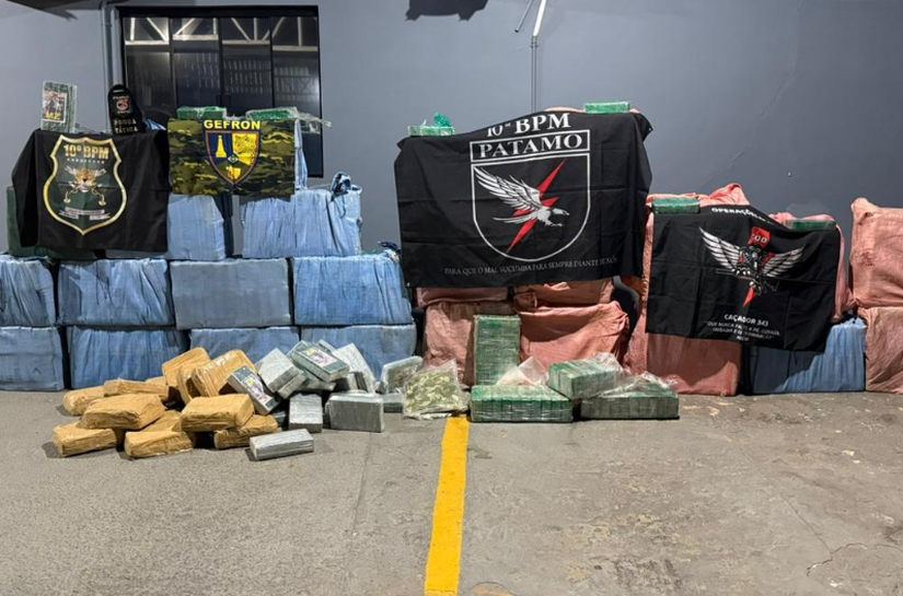 Forças de segurança de MT e RO apreendem 900 quilos de cocaína e causam prejuízo de R$ 16,2 mi às facções criminosas