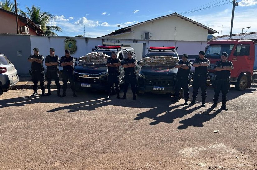 Força Integrada apreende cerca de 125kg de pasta base de cocaína em operação interestadual