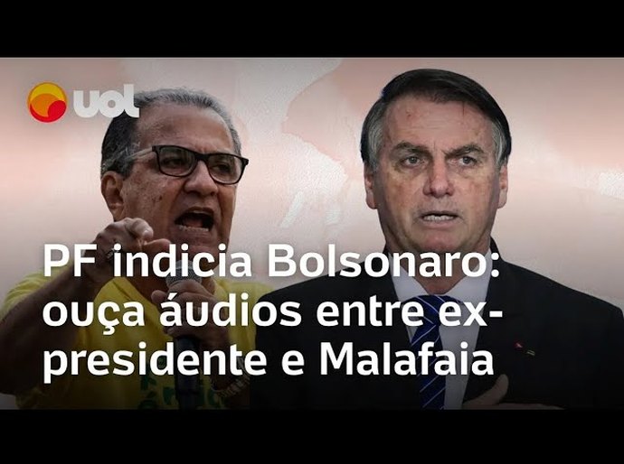 Ouça ÍNTEGRA da troca de áudios entre Bolsonaro e Malafaia interceptada pela PF