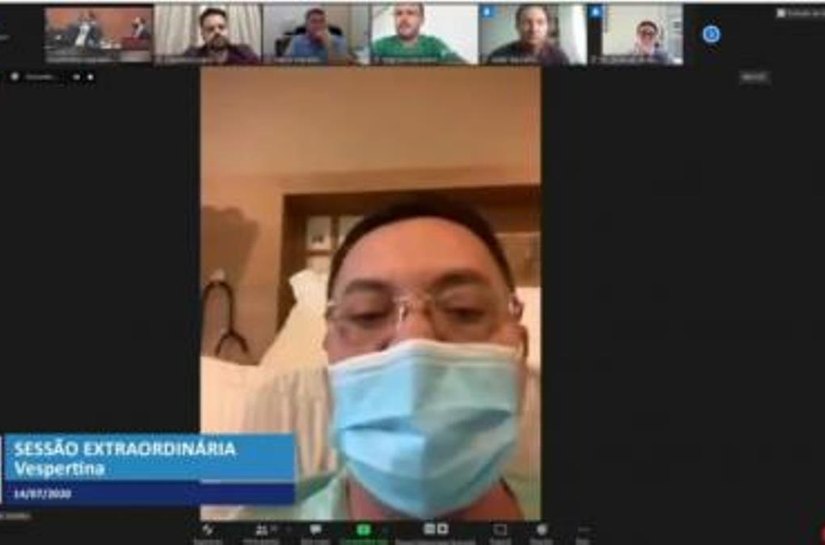 De SP, presidente da AL/MT faz desabafo dramático: “Estou com mais de 50% dos pulmões comprometidos pela Covid 19”