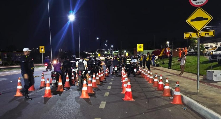 Quatro pessoas são presas em Cuiabá durante operação de fiscalização com foco em motocicletas