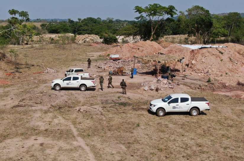 Sema-MT combate extração ilegal de minérios no Norte de Mato Grosso