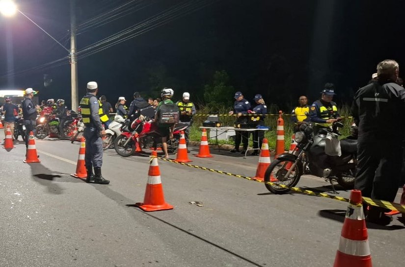 Operação Lei Seca termina com 2 prisões por embriaguez e 47 motocicletas guinchadas