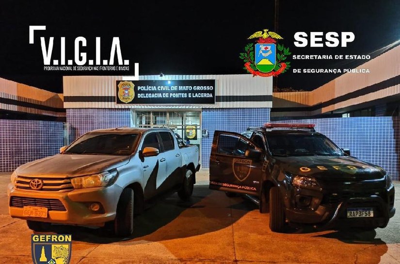 Gefron mata um e recupera 3 veículos na fronteira de MT com a Bolívia