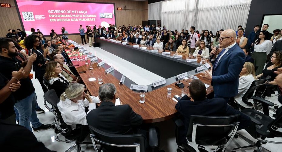 Governo de MT firma pacto com TJ, MP, AL, TCE e Defensoria em defesa das mulheres