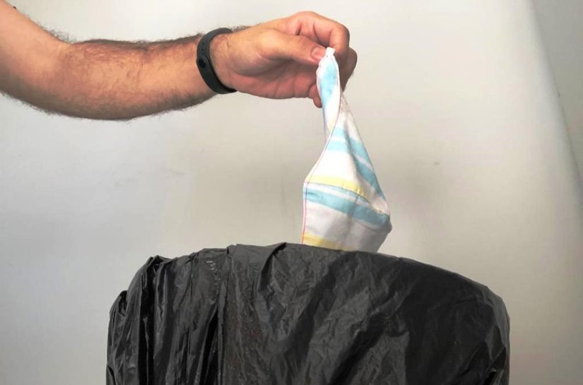 Máscaras de tecido devem ser trocadas sempre que apresentarem desgastes ou defeitos