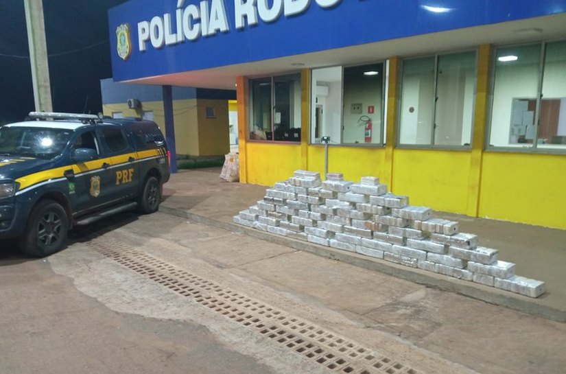 PRF apreende 550 kg de cocaína na BR-364 em MT