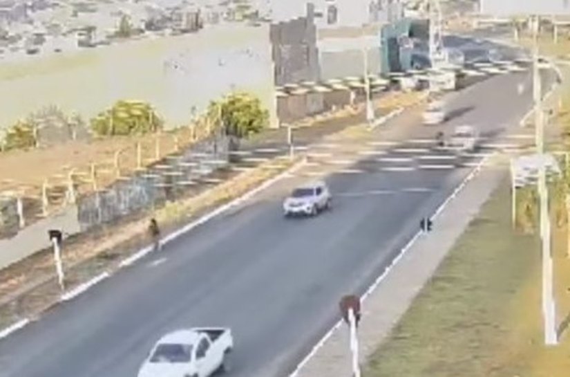 Veja Foto e Vídeo: Sem faixa de pedestre, crianças são atropeladas em Campo Verde, MT; uma está em estado gravíssimo