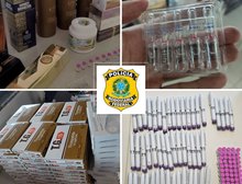PRF apreende medicamentos e canetas de Mounjaro em esquema ilegal na BR-364, em Cuiabá