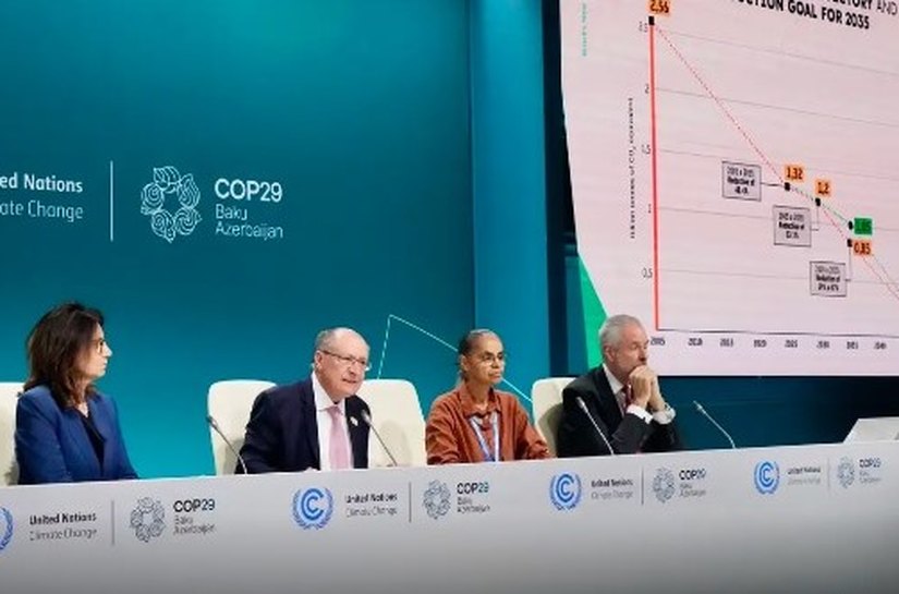 Brasil é segundo país a entregar meta de emissões na COP29