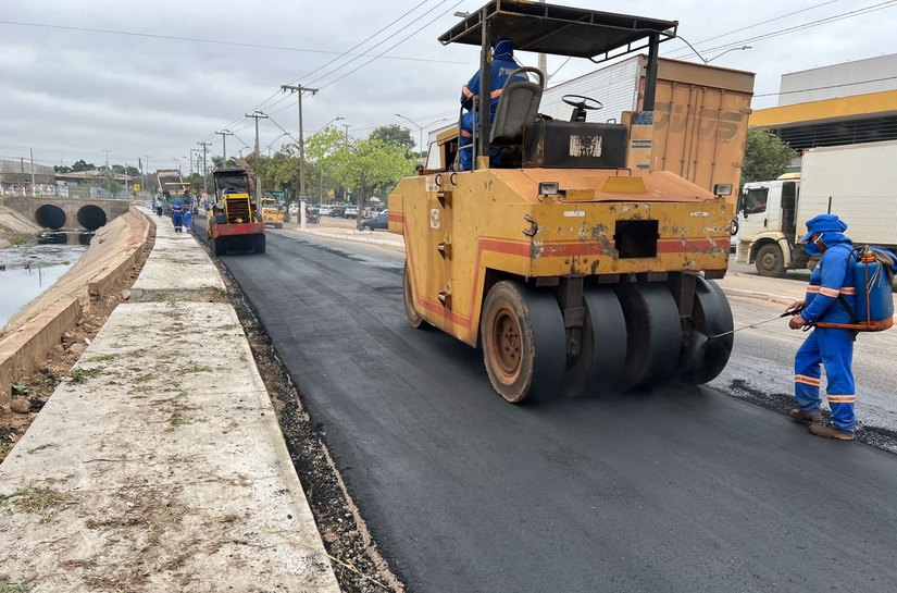 Governo de MT começa revitalização da Avenida 8 de Abril em Cuiabá