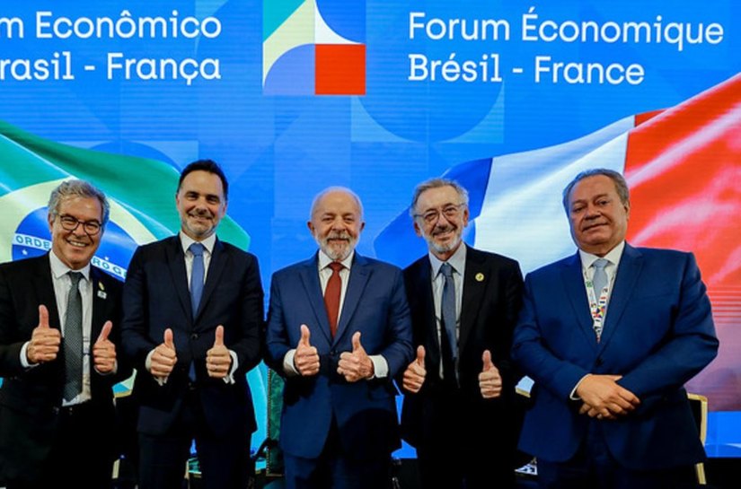 Empresários franceses prometem a Lula investir R$ 100 bi no Brasil