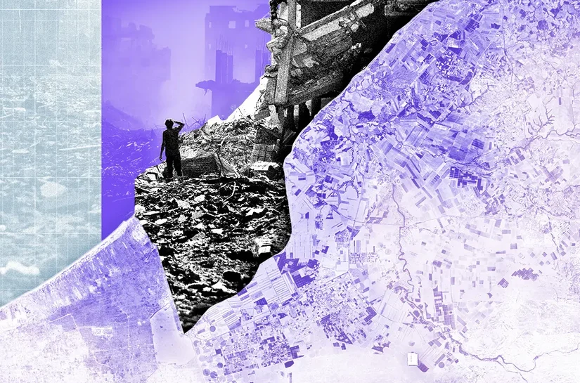 A guerra em Gaza em mapas: como 2 anos de combates devastaram o território palestino