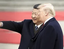 A cidade futurista em '8D' que mostra como a China se transformou desde a última visita de Trump