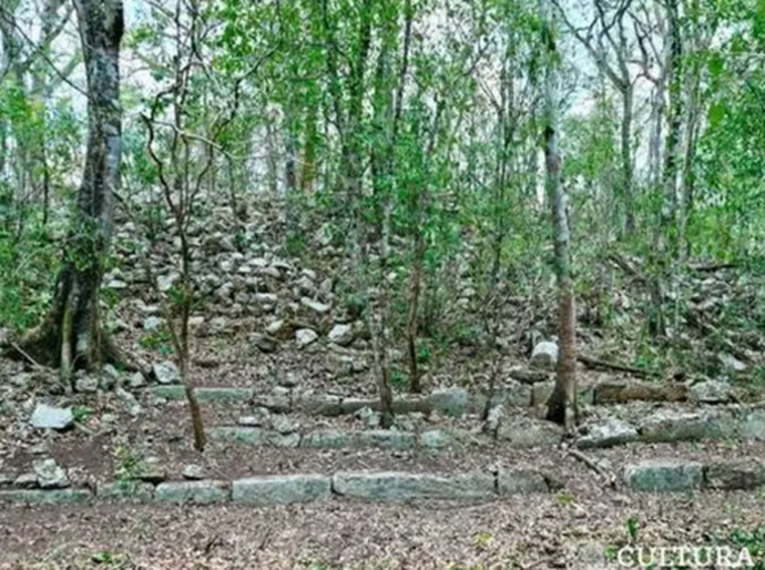 A antiga cidade maia descoberta no meio da floresta no México