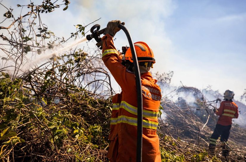 Corpo de Bombeiros e Prefeitura de Várzea Grande lançam campanha para prevenir queimadas