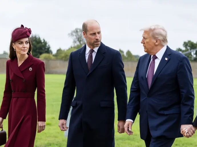 Trump e Melania tiveram reunião privada com príncipe William e Kate