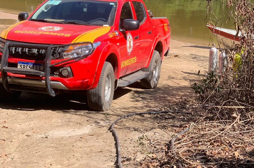 Bombeiros localizam corpo de criança de 5 anos que se afogou em rio