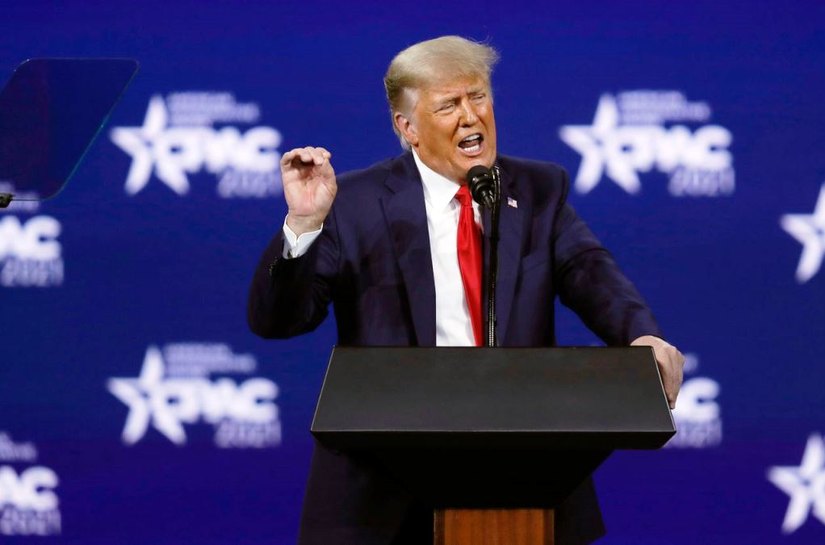 Trump reivindica o trono republicano e agita novamente a farsa da fraude eleitoral