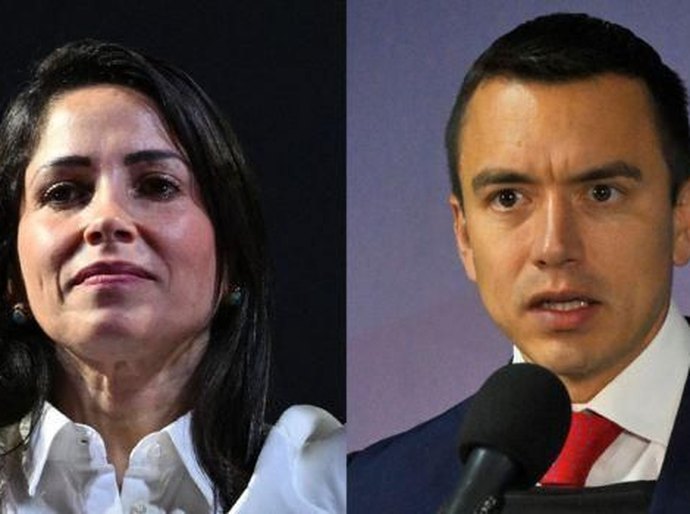 Eleição no Equador: quem são a advogada esquerdista e o empresário de 35 anos que disputarão presidência no 2º turno
