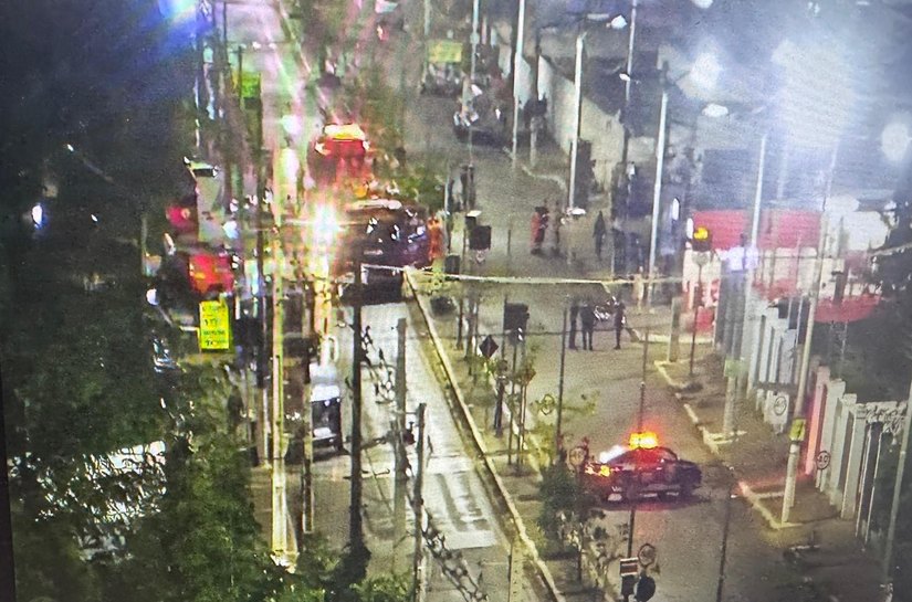 Ação rápida de bombeiros e guarda municipal contém incêndio no japidinho e interdita avenida em Várzea Grande