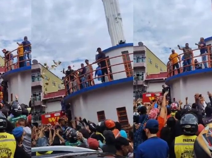 Candidato a prefeito faz “chuva de dinheiro” para eleitores e é preso pela PF