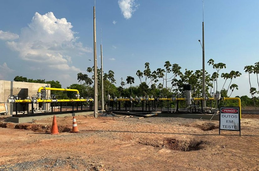 Executada pelo Governo do Estado, obra do gasoduto de Cuiabá está 97% concluída