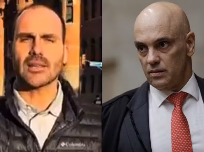 Moraes abre inquérito contra Eduardo Bolsonaro por atuação nos EUA
