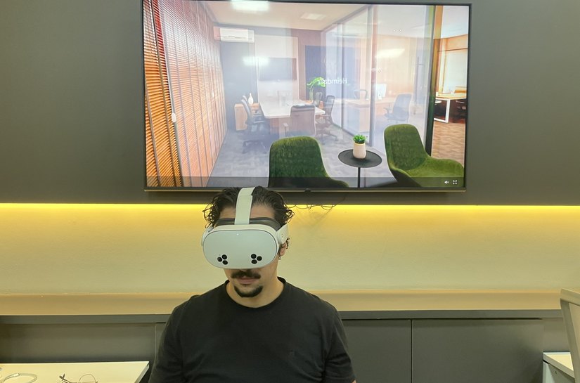Empresa de MT leva realidade virtual para apresentar projetos de arquitetura e design em feira do agronegócio