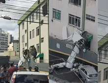 Bombeiros confirmam duas mortes após queda de avião em BH