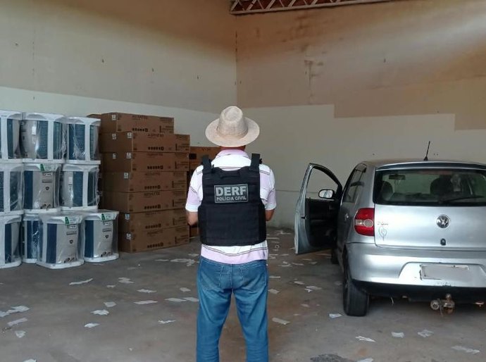 Polícia Civil prende suspeito e recupera 24 aparelhos de ar-condicionado furtados da administração municipal