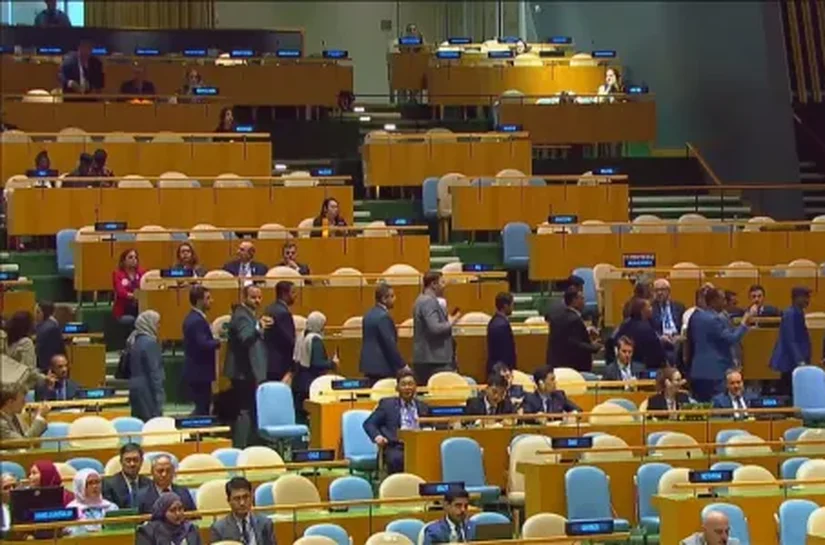 Ainda não terminamos com a guerra em Gaza, diz Netanyahu na ONU; plateia se retira em boicote