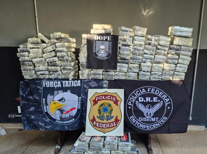 Forças de segurança apreendem 250 quilos de cocaína e causam prejuízo de R$ 15 milhões às facções criminosas